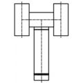 Deflektor typu "H" SWR Ø 110mm ocynk