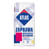 ATLAS zaprawa murarska do klinkieru z dodatkiem trasu, antracytowy 25 kg