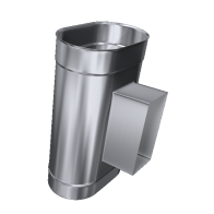 Wyczystka żaroodporna owalna MKSZ Invest MK ŻARY 120x240mm gr.0,8mm strona szersza