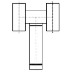 Deflektor typu "H" SWR Ø 140mm ocynk