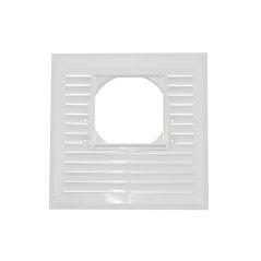 Kratka 215x215 mm PVC do pochłaniaczy z wejściem kwadratowym