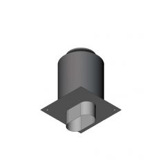Przedłużenie komina izolowane owalne 0,5mb gr.0,8mm