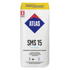 ATLAS SMS 15 - szybkosprawny, samopoziomujący podkład podłogowy (1-15 mm), 25 kg