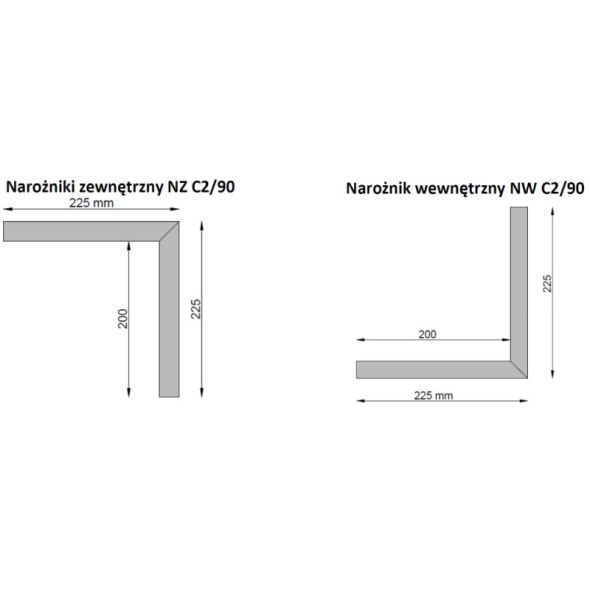 Narożnik do profilu cokołowego C2, 2 image